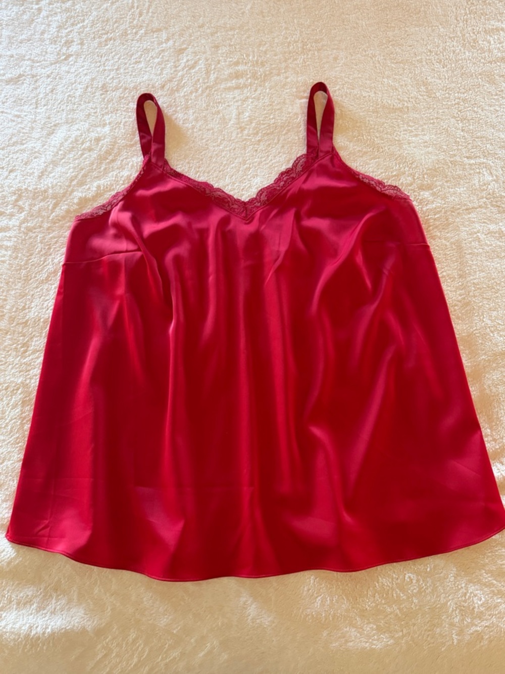 Lane Bryant Red Sleeveless Top